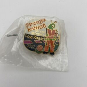 2002 Rose Parade‎ Orange Locust Official Mechanics Tournament of Roses Lapel Pin